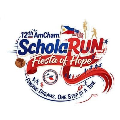 12th AmCham Foundation ScholaRUN race event logo image