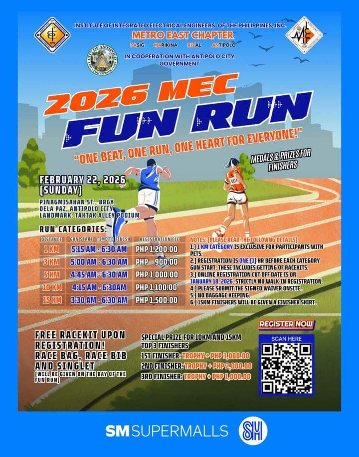 2026 MEC Fun Run race event poster image