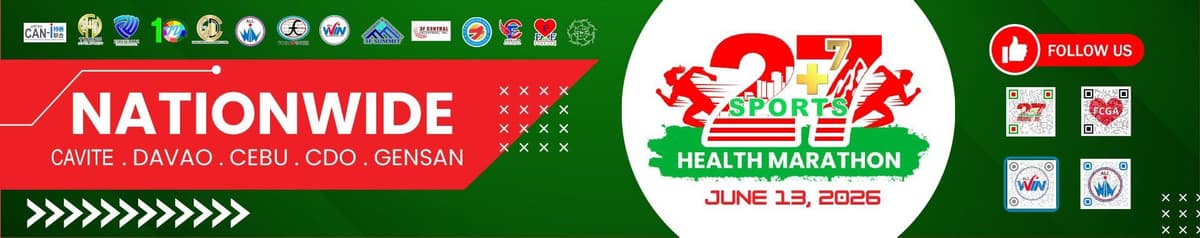 27+7 Health Marathon (Cavite) race event banner image