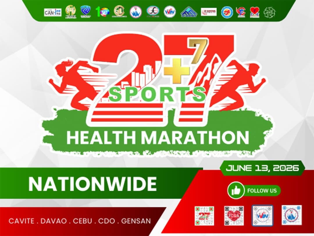27+7 Health Marathon (Gensan) race event poster image