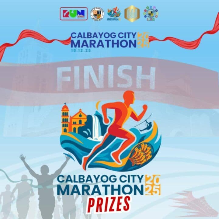 2nd Calbayog City Marathon 2025 race event poster image