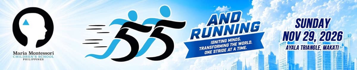 55 and Running: A Family Run 2026 race event banner image
