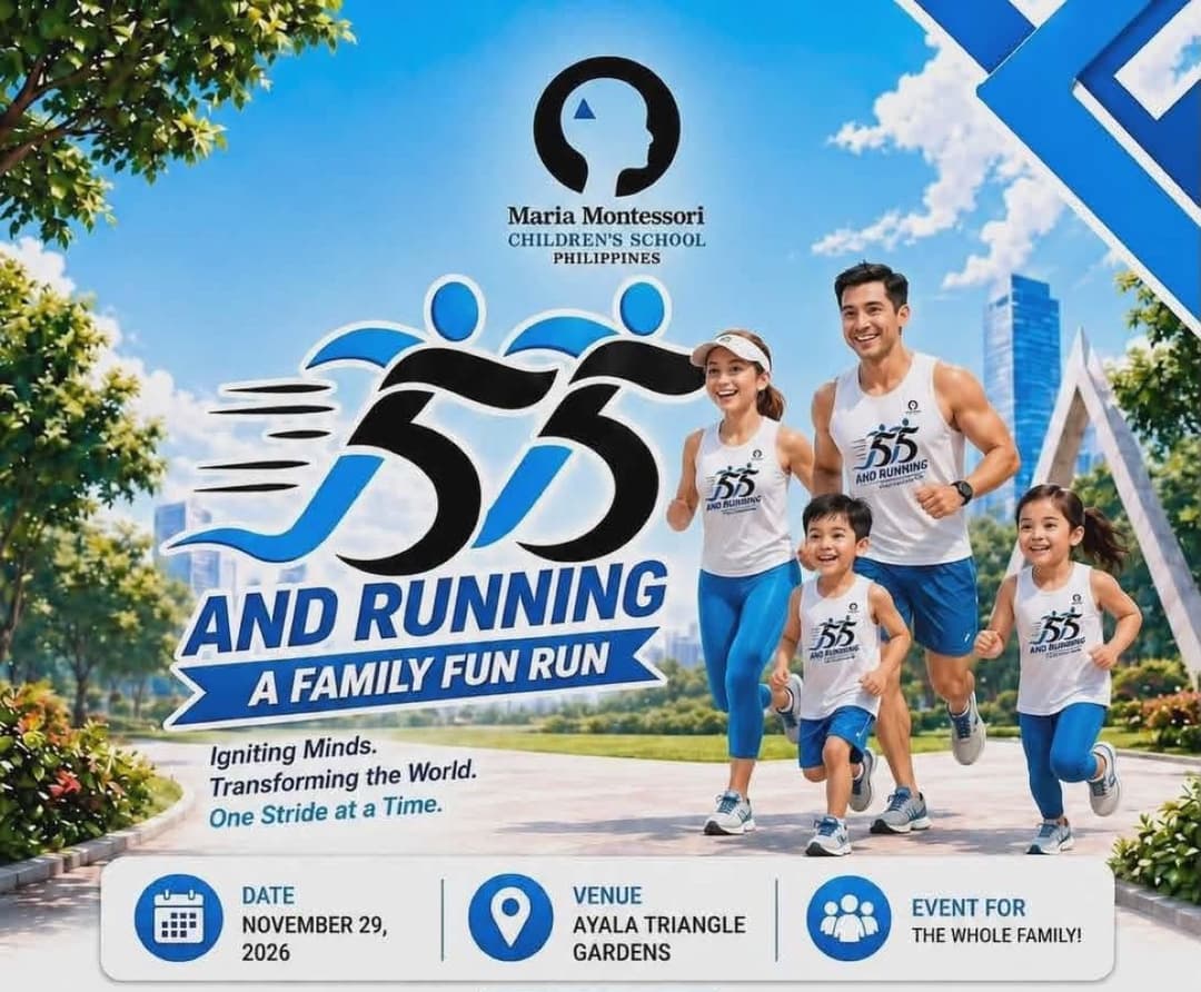 55 and Running: A Family Run 2026 race event poster image