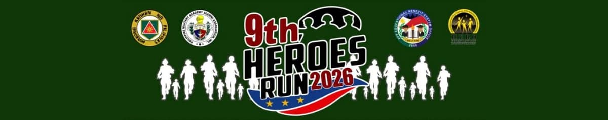 9th Heroes Run 2026 race event banner image