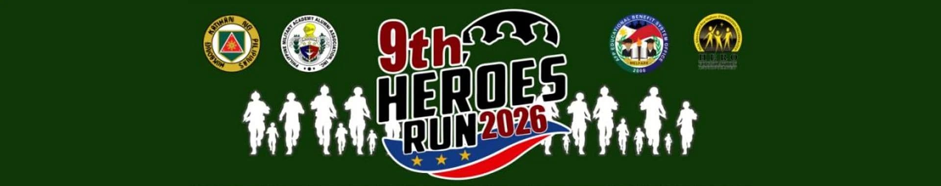9th Heroes Run 2026 race event banner image