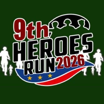 9th Heroes Run 2026 race event logo image