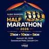 ABA Half Marathon 2026 race event logo image