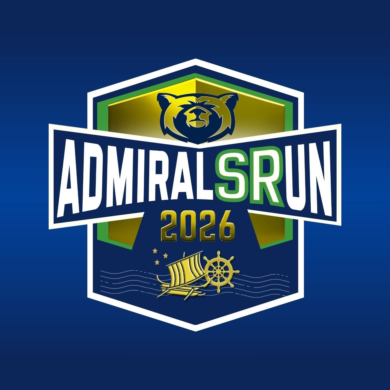 Admirals Run 2026 race event logo image