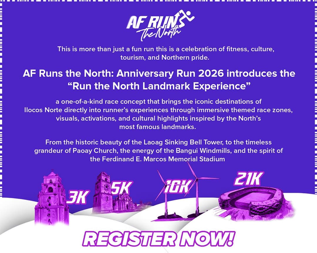AF Runs the North 2026 race event poster image