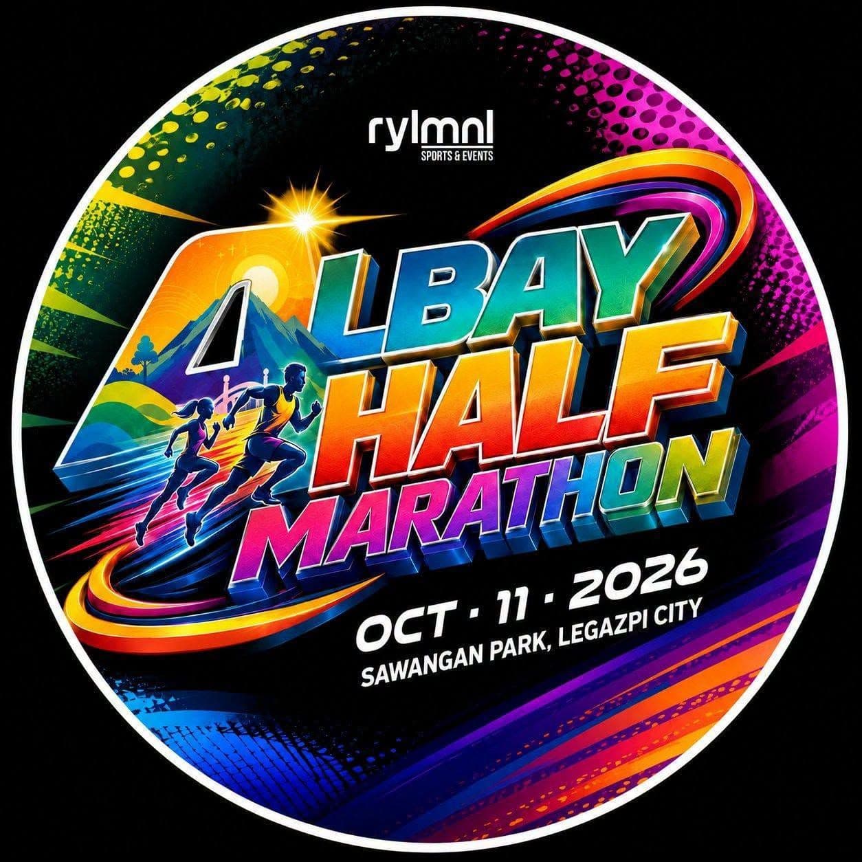 Albay Half Marathon 2026 race event logo image
