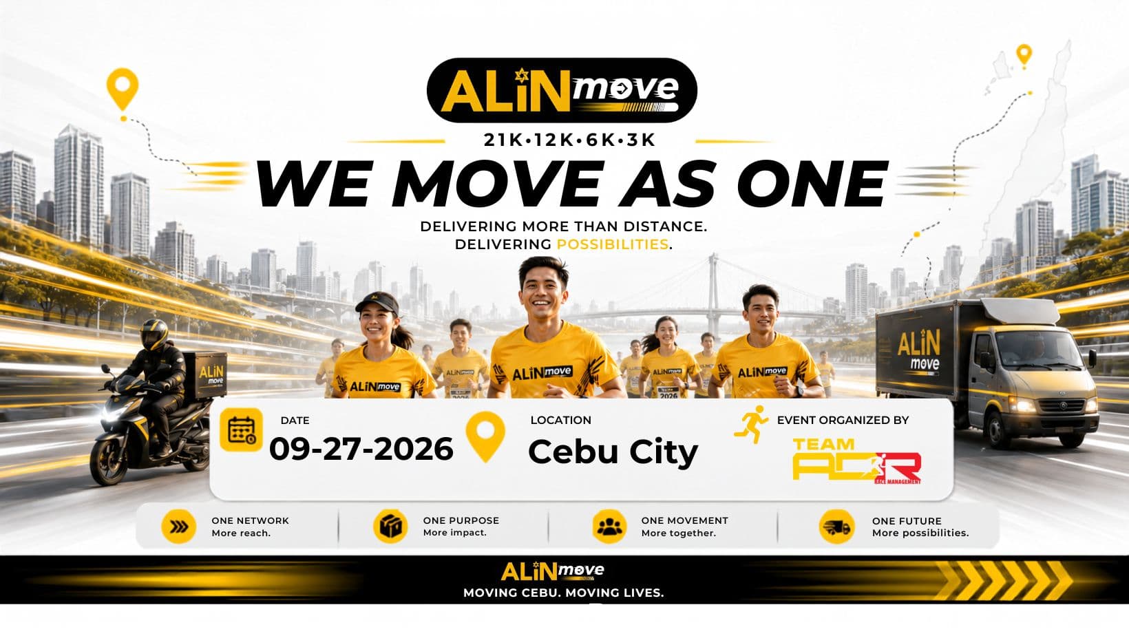ALiN Move Half Marathon race event banner image