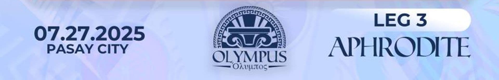 Aphrodite Olympus Leg 3 race event banner image