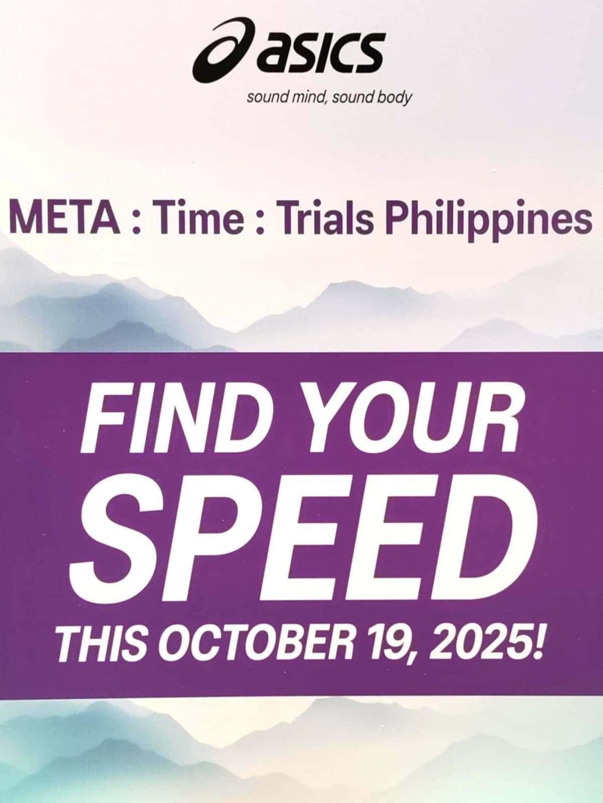 ASICS META: Time: Trials race event banner image
