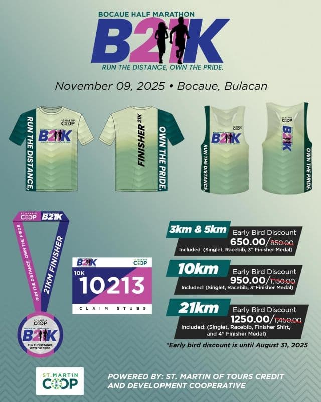 B21K: Bocaue Half Marathon poster