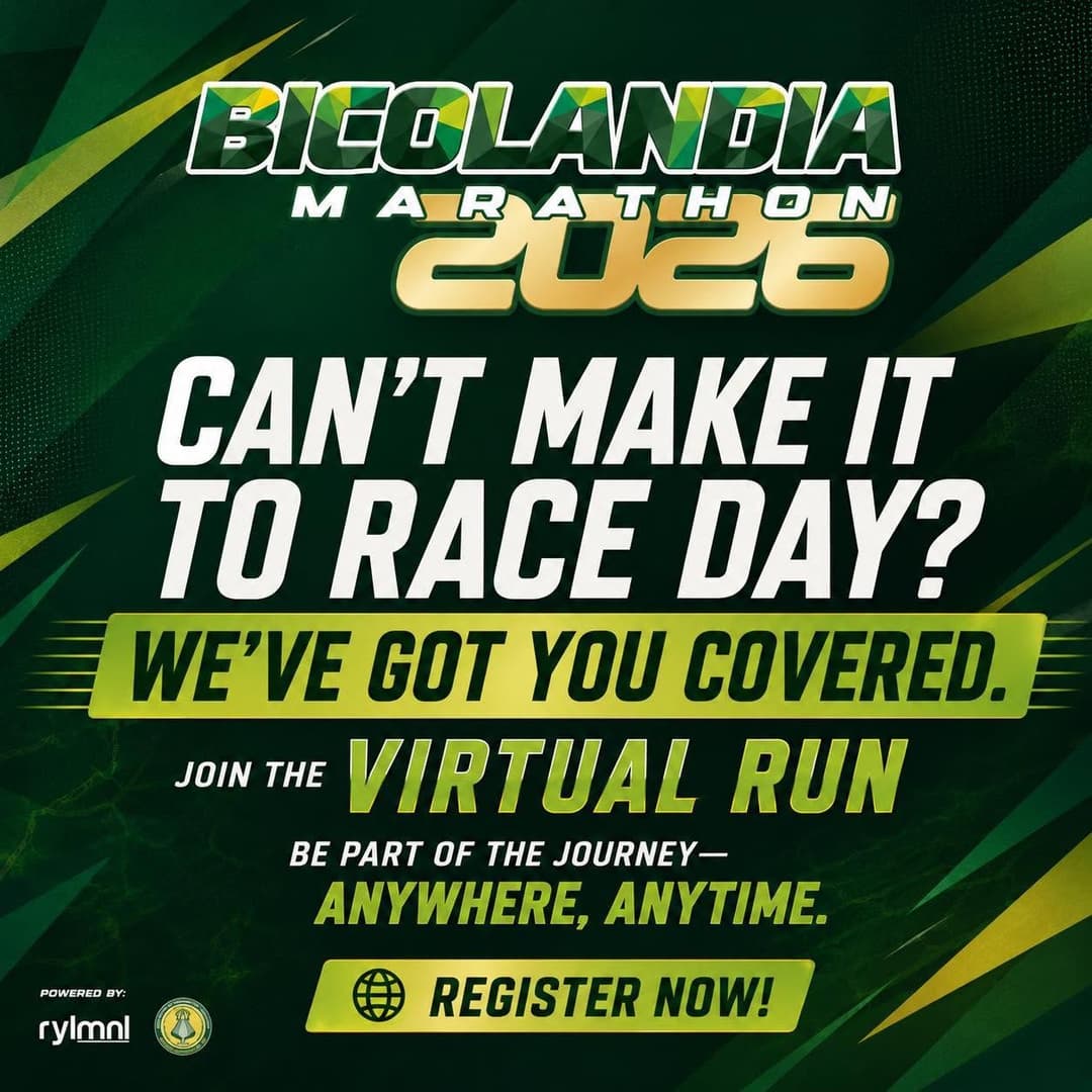 Bicolandia Marathon 2026 - Virtual race event poster image