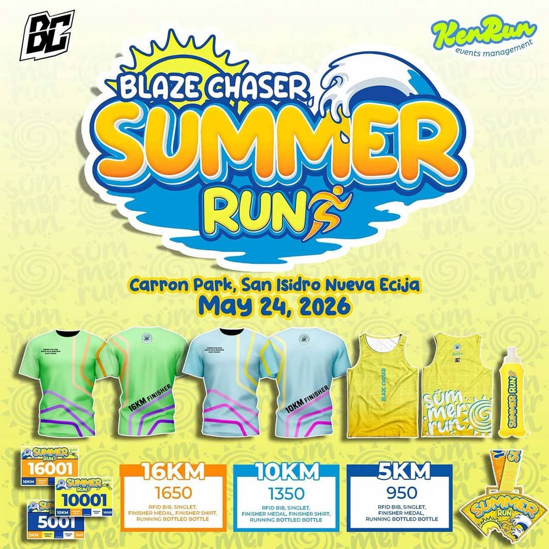 Blaze Chaser Summer Run race event poster image