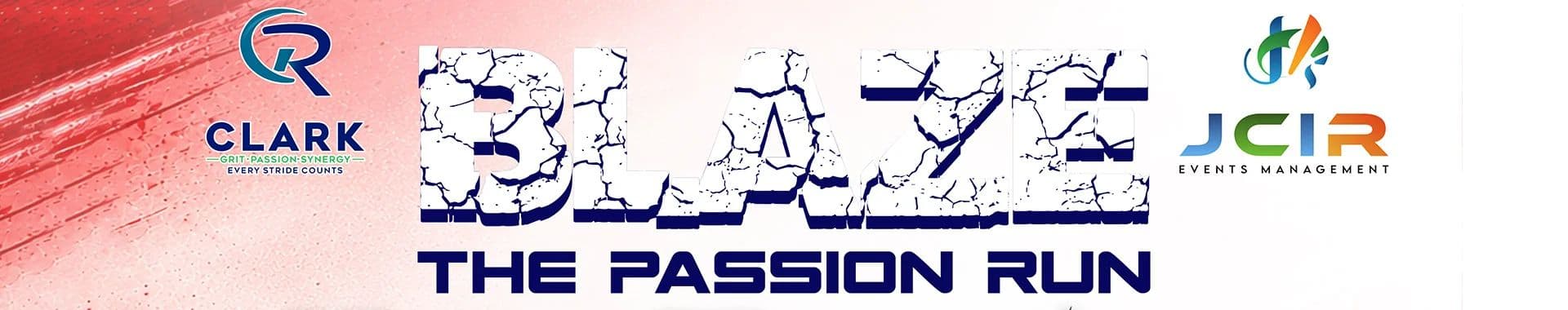 Blaze: The Passion Run race event banner image