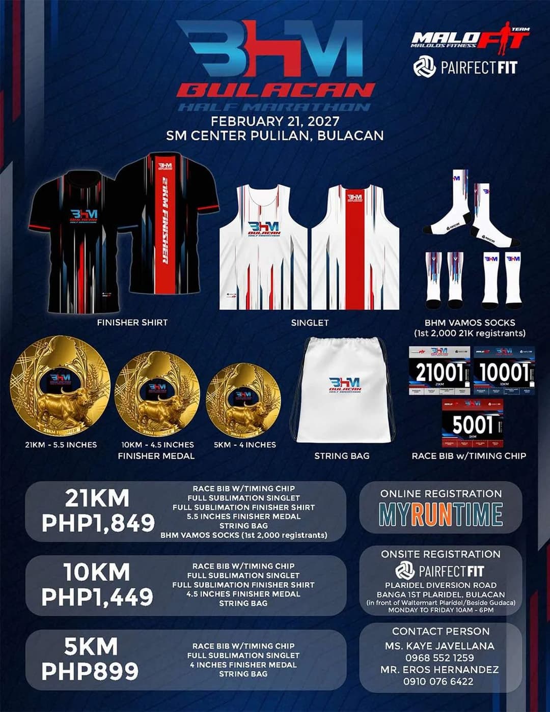 Bulacan Half Marathon 2027 race event poster image