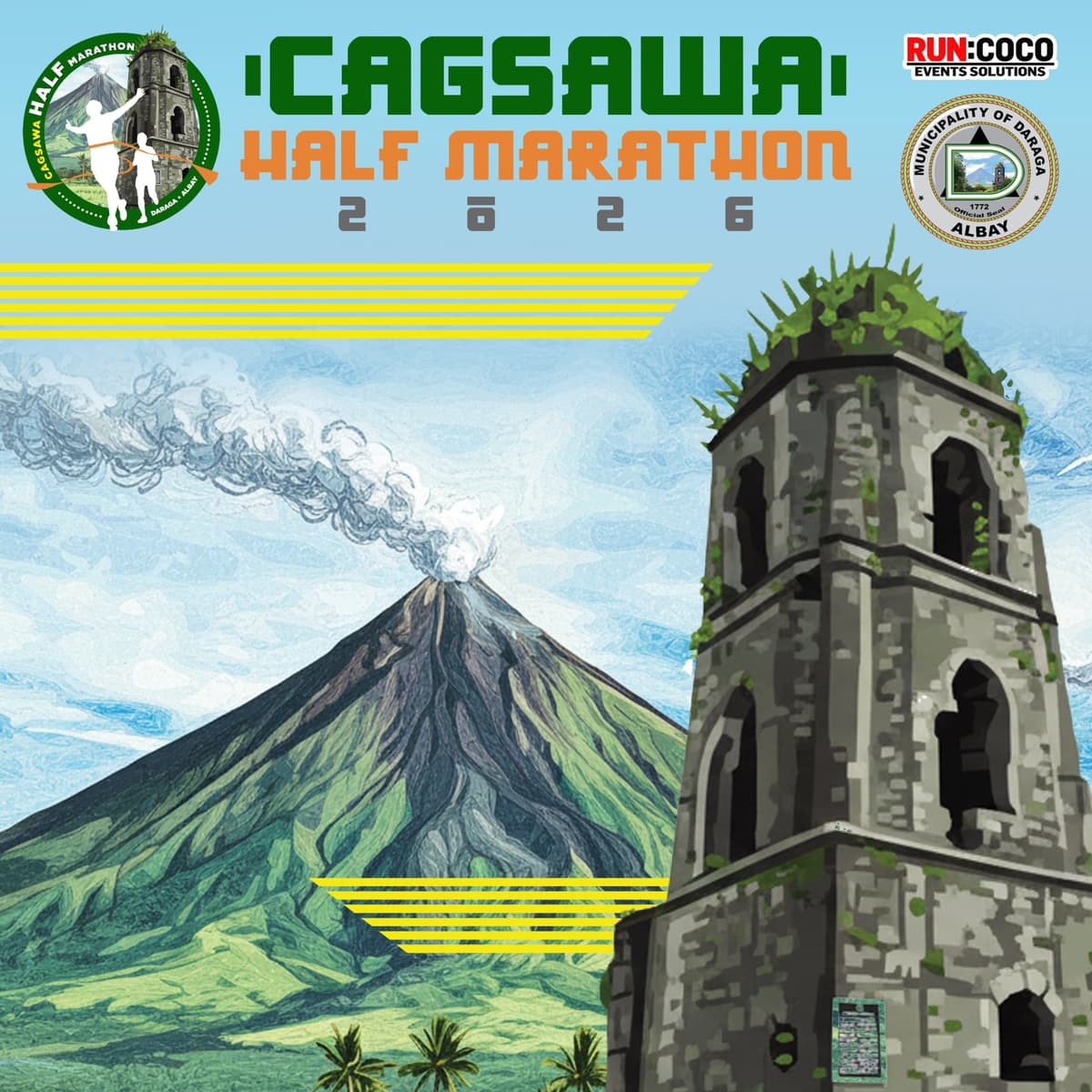 Cagsawa Half Marathon race event banner image