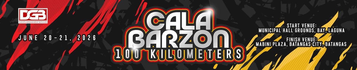 Calabarzon 100 Kilometers race event banner image