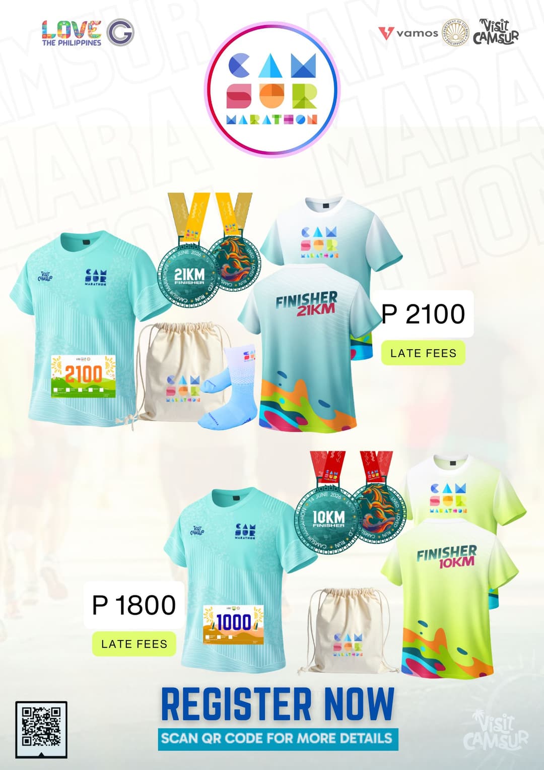 CamSur Marathon 2026 race event poster image