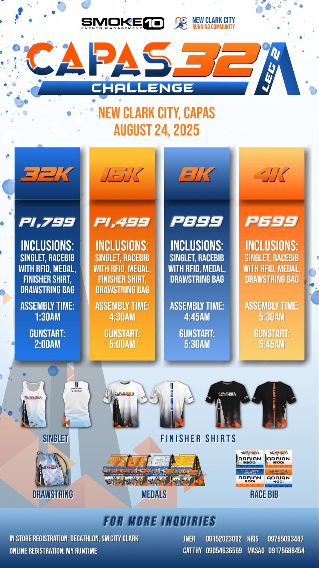 Capas 32KM Challenge 2025 poster