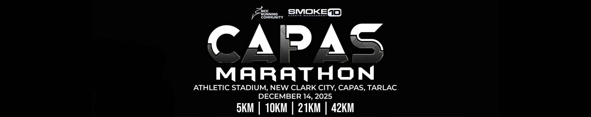 Capas Marathon 2025 race event banner image