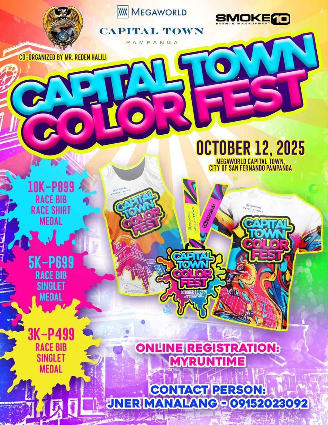 Capital Town Color Fest poster