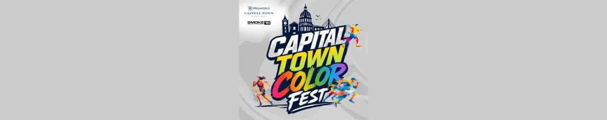Capital Town Color Fest 2026 race event banner image