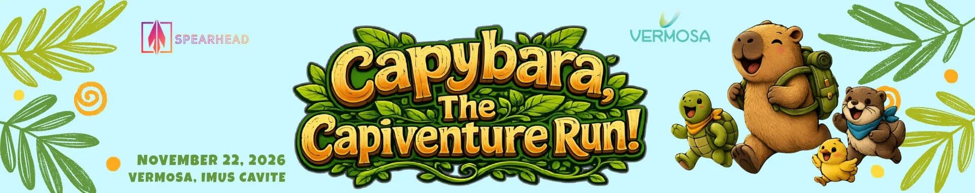 Capybara, The Capiventure Run! race event banner image