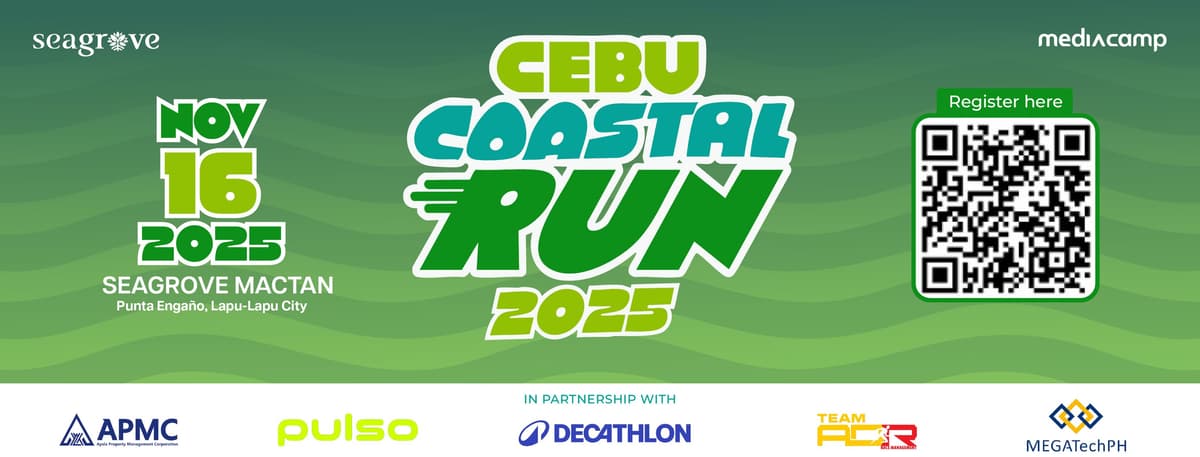 Cebu Coastal Run 2025 race event banner image