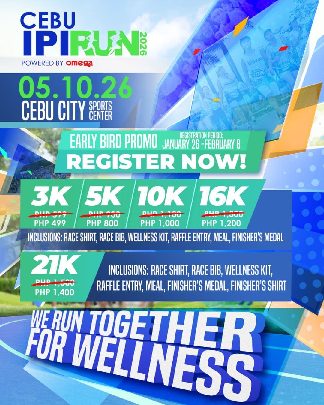 Cebu IPI Run 2026 race event poster image