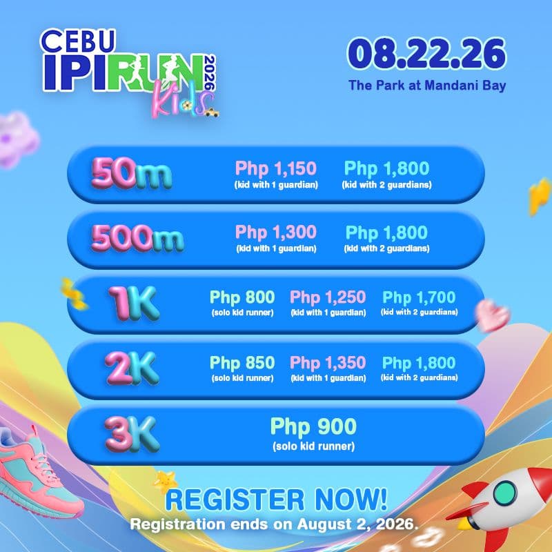 Cebu IPI Run 2026 Kids race event poster image
