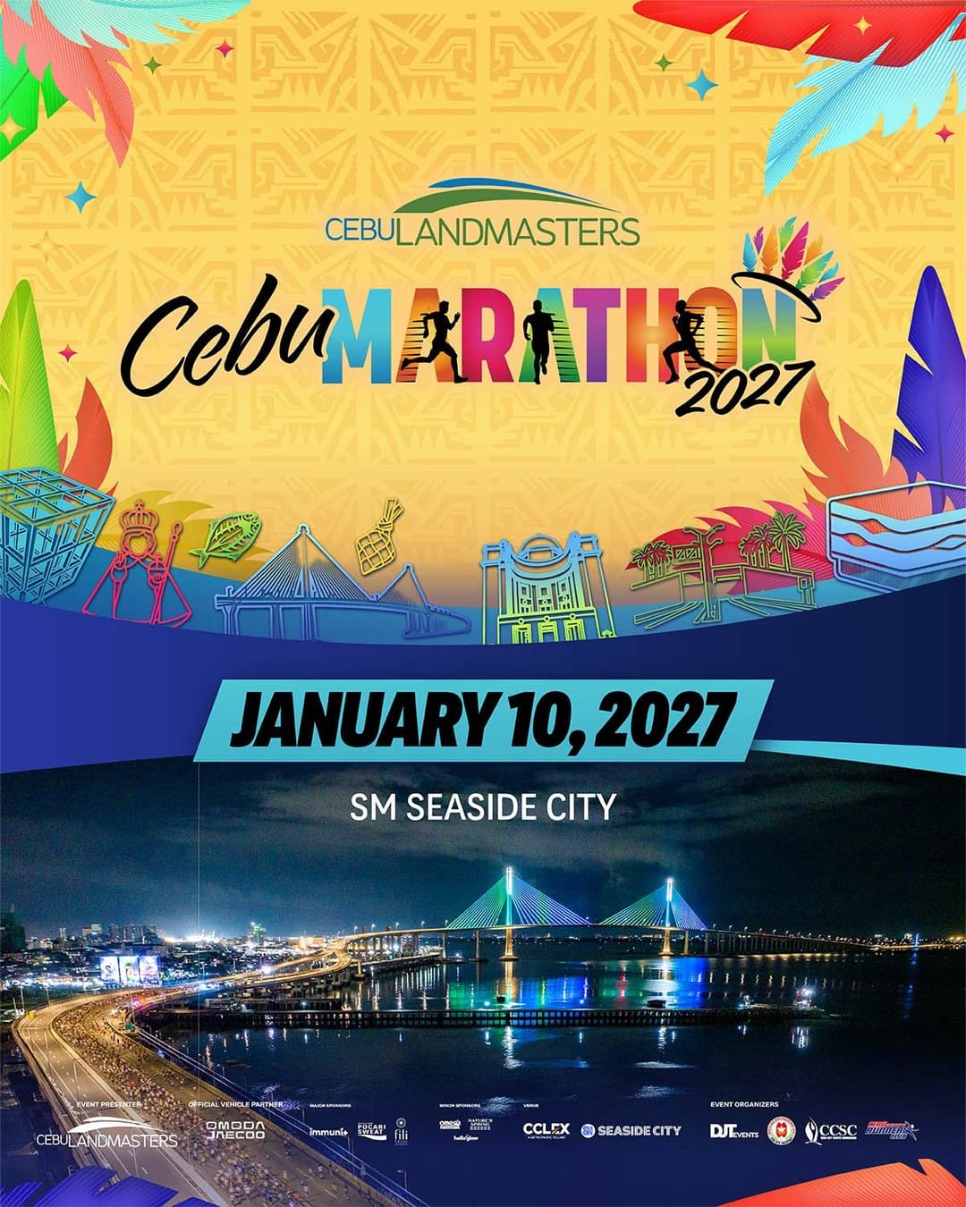 Cebu Marathon 2027 race event poster image