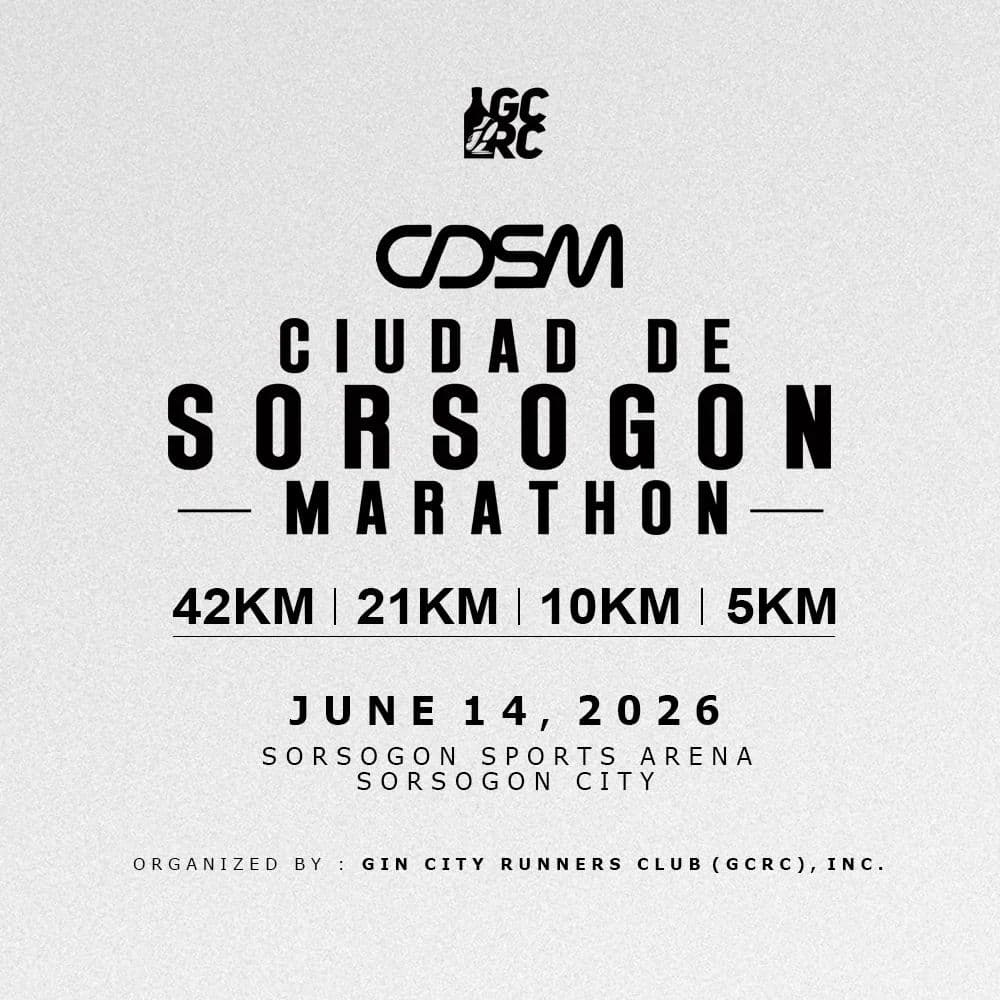 Ciudad De Sorsogon Marathon race event logo image