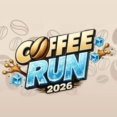 Coffee Run 2026 race event logo image