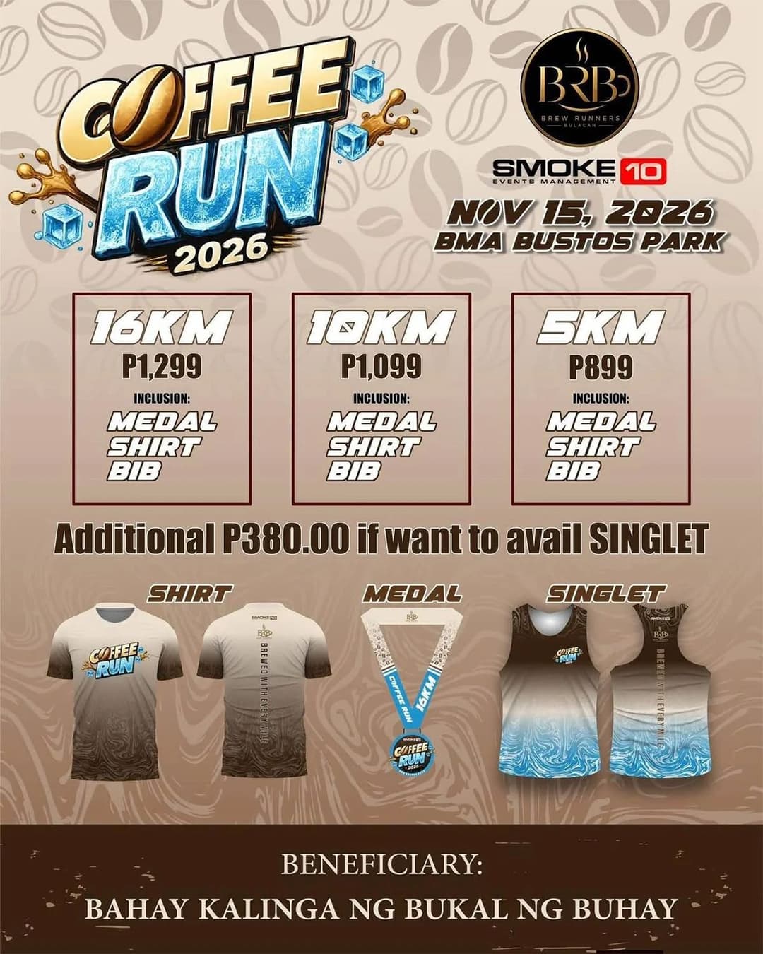 Coffee Run 2026 race event poster image