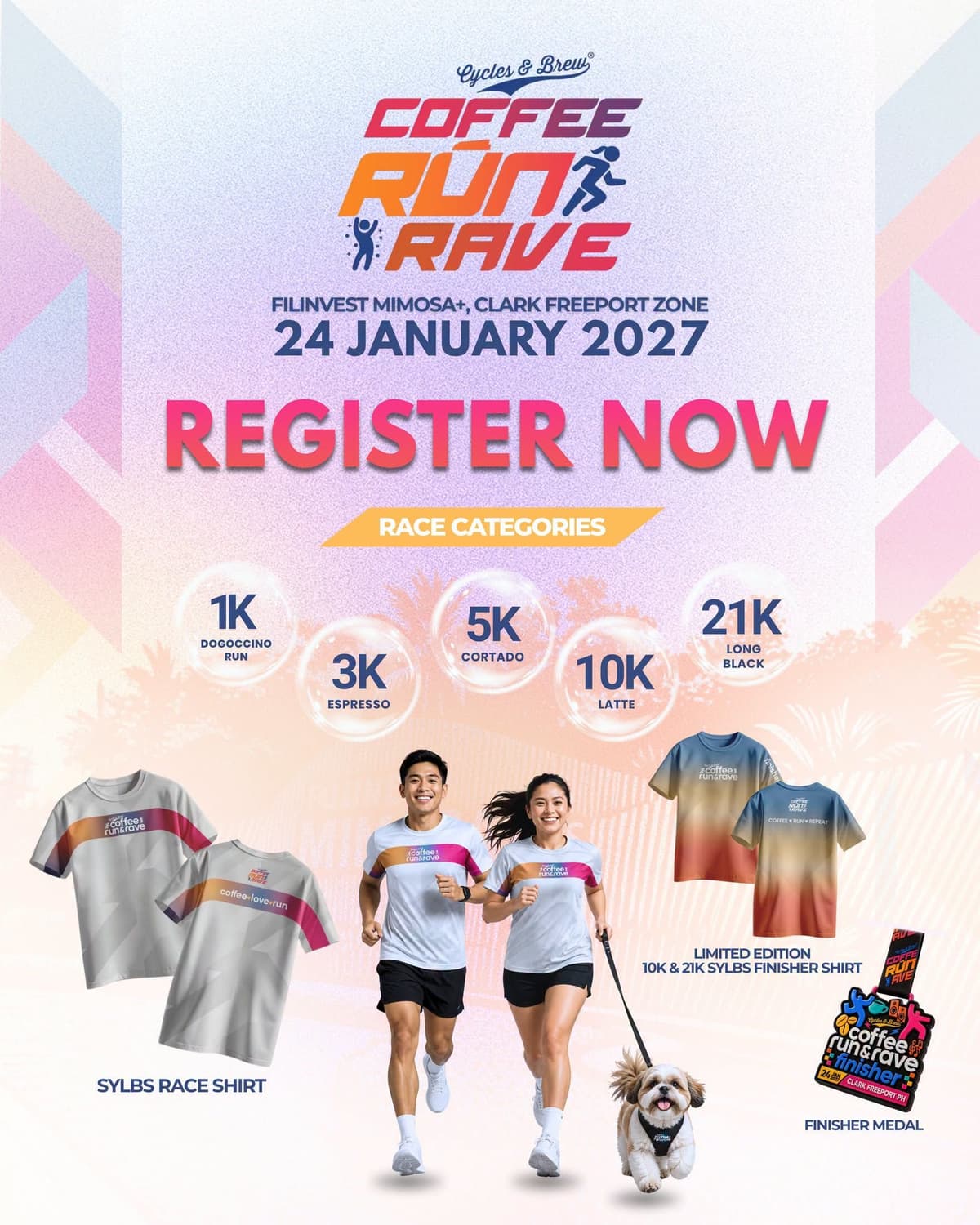 Coffee Run & Rave race event banner image