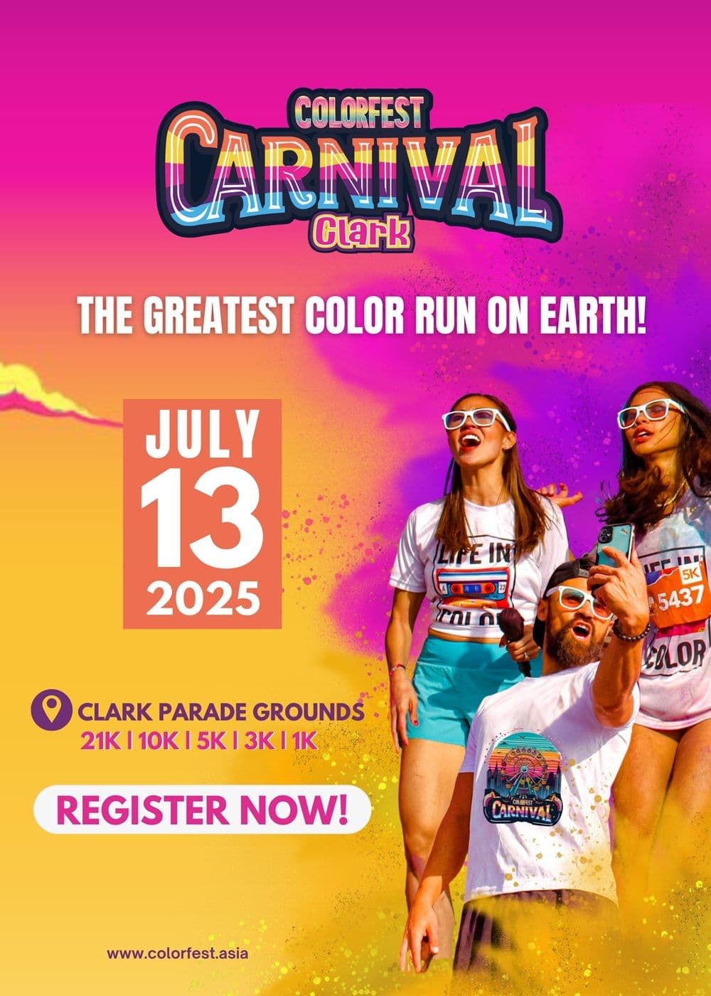 ColorFest Carnival Clark 2025 poster