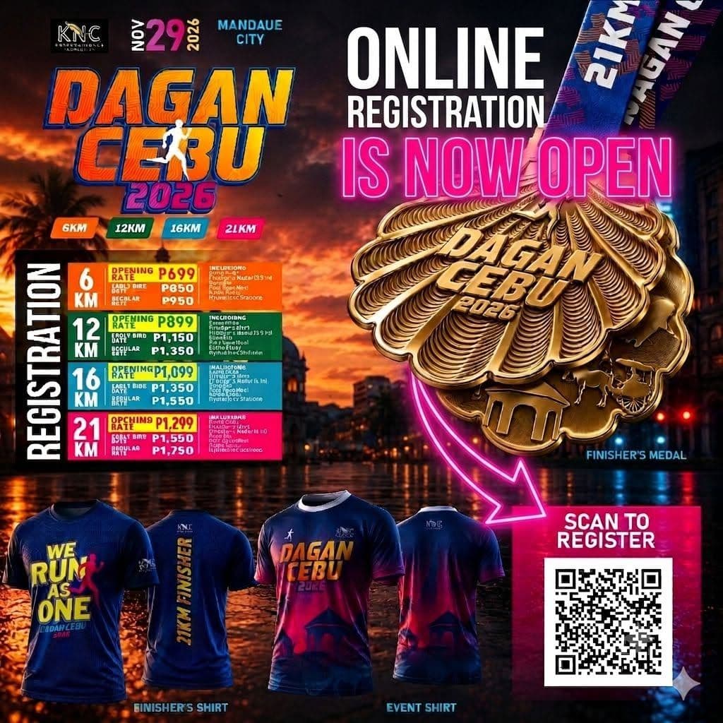 Dagan Cebu 2026 race event poster image