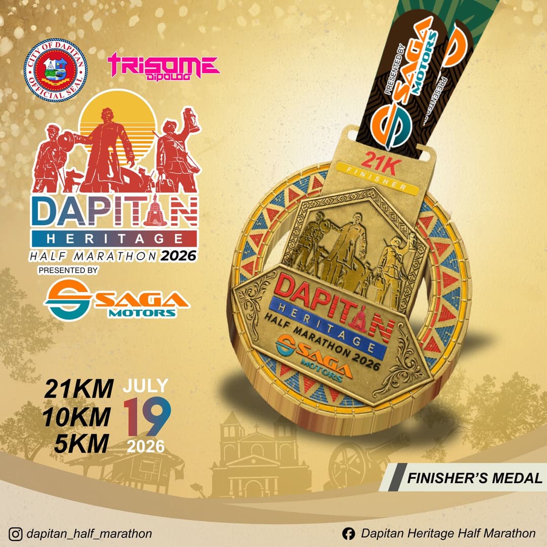 Dapitan City Half Marathon 2026 race event poster image