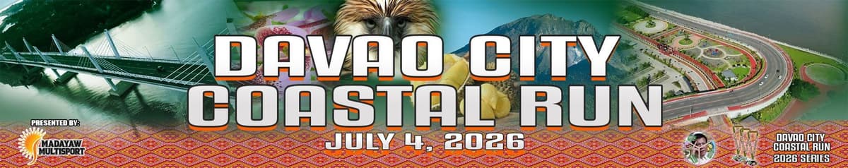 Davao City Coastal Run 2026 race event banner image