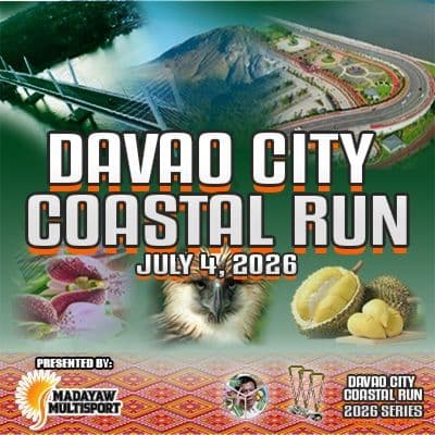 Davao City Coastal Run 2026 race event logo image