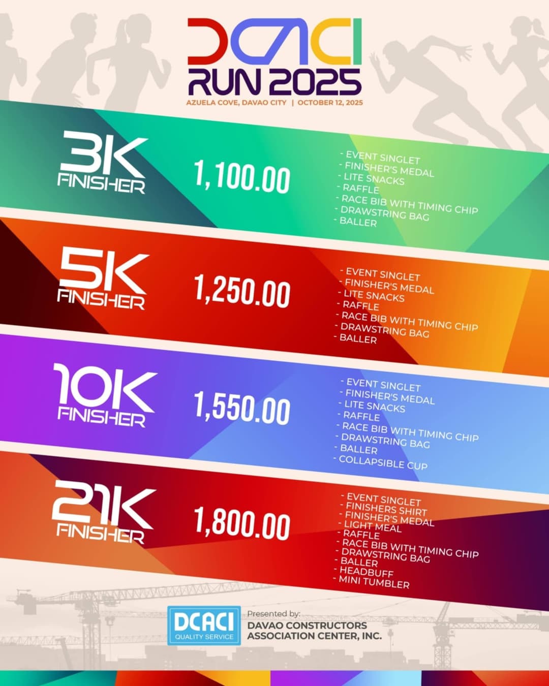 DCACI Run 2025 poster