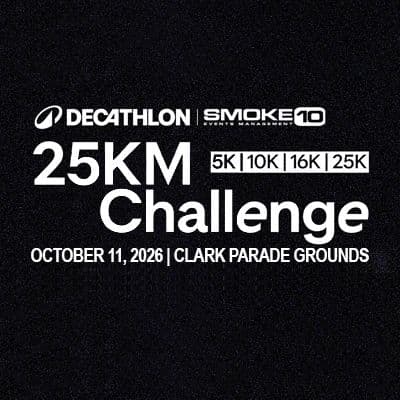 Decathlon 25KM Challenge 2026 race event logo image