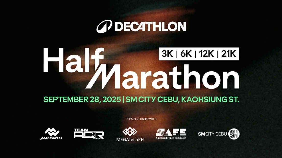 Decathlon Cebu Half Marathon race event banner image