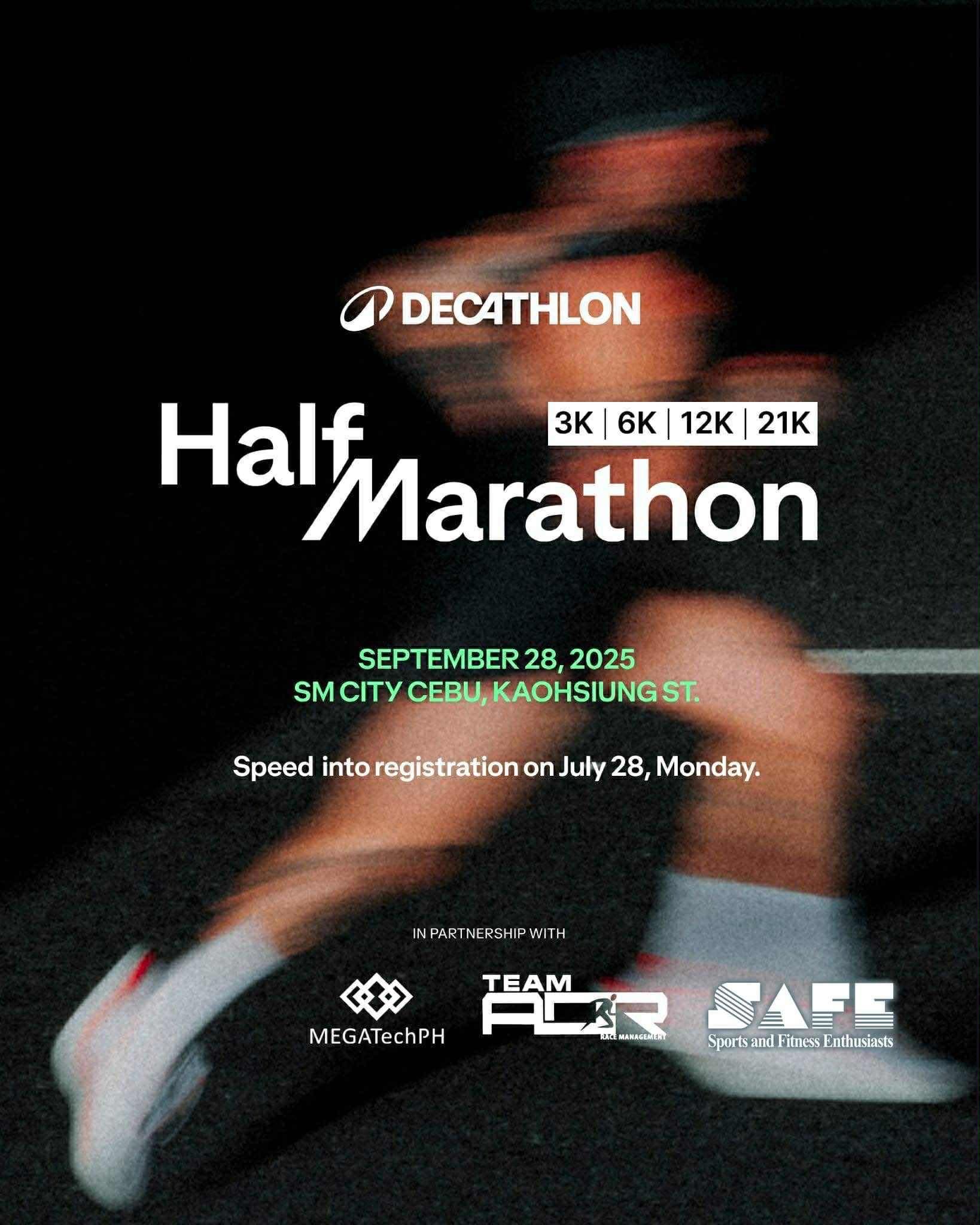 Decathlon Cebu Half Marathon race event logo image