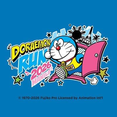 Doraemon Run 2026 race event logo image