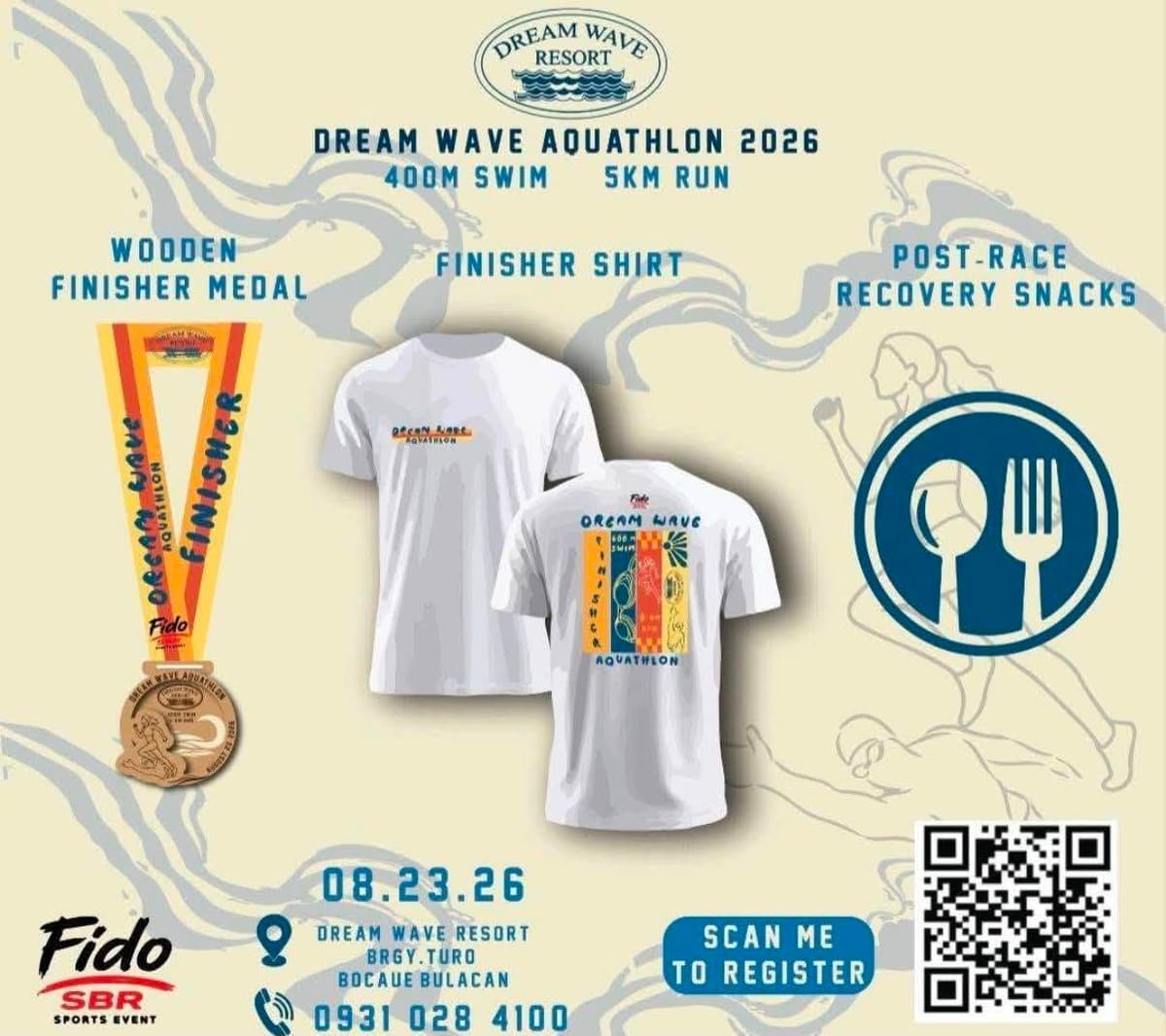 Dreamwave Aquathlon race event banner image