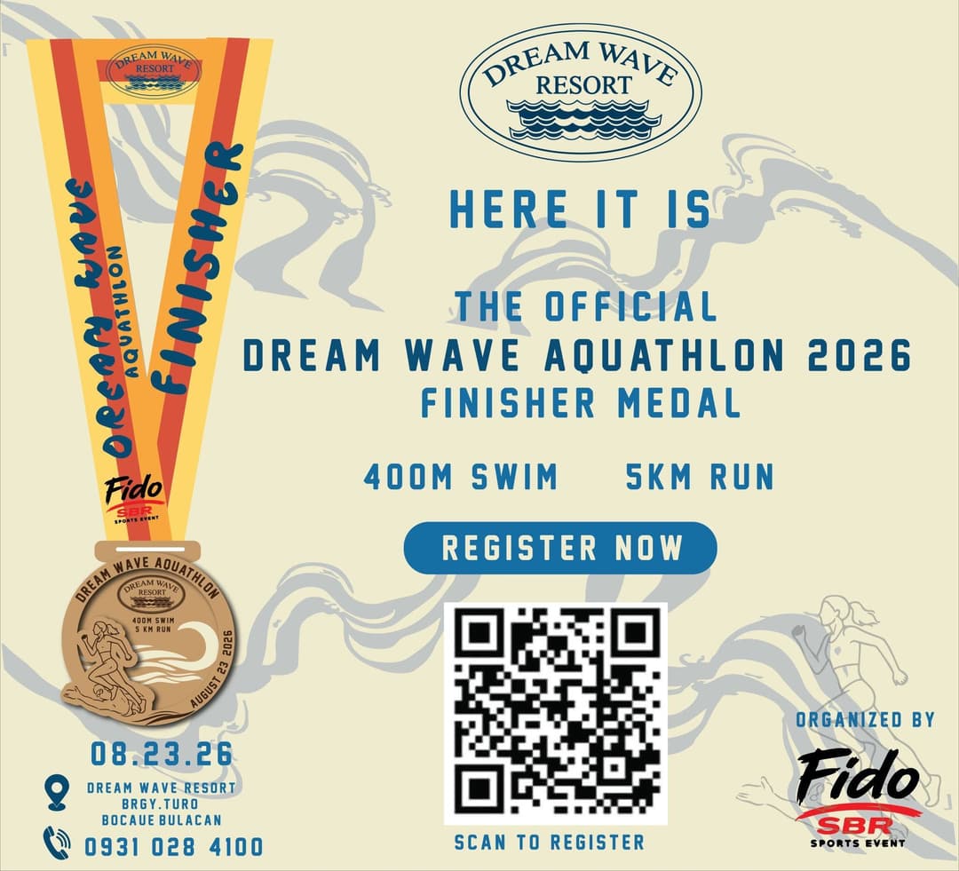 Dreamwave Aquathlon race event poster image